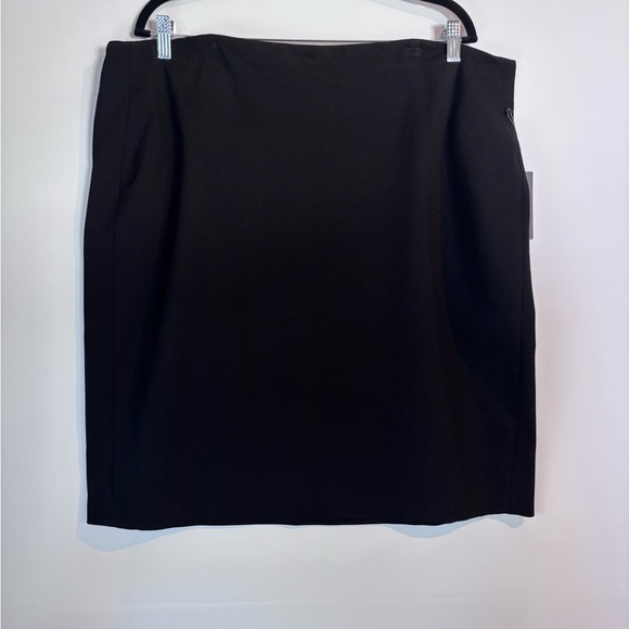 Vince Camuto Reyla Ponte Pencil Skirt Black Plus Size 3X Stretch Work Office - Picture 2 of 12